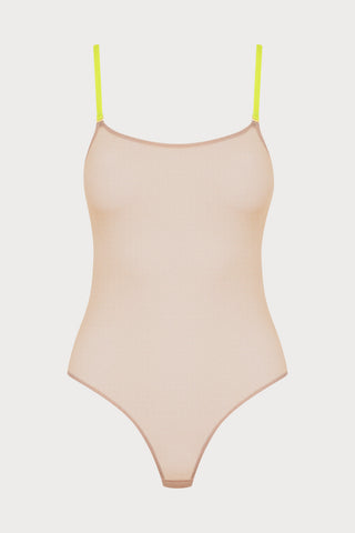 Corps à Corps Thong Bodysuit Vanilla