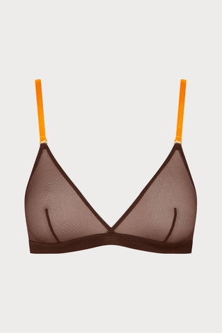 Corps à Corps Triangle Bra Brown