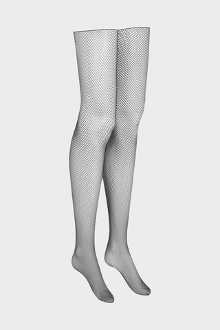 Maison Close Black Fishnet Stockings | Cut & Curled Stockings
