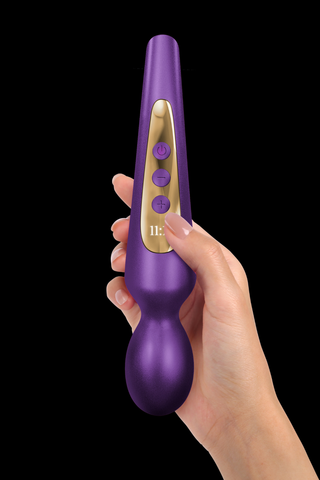 Maison Close 11:11 Silicone Clitoral Stimulating Wand Purple/Gold