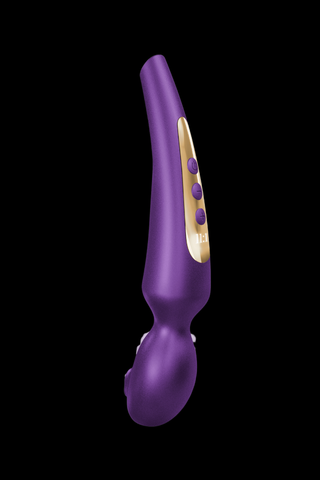 Maison Close 11:11 Silicone Clitoral Stimulating Wand Purple/Gold