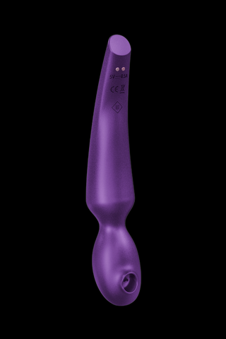 Maison Close 11:11 Silicone Clitoral Stimulating Wand Purple/Gold