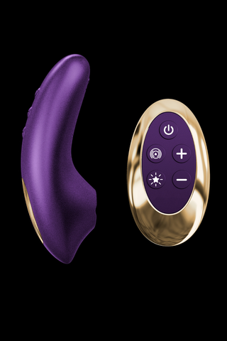 Maison Close 23:23 Silicone Remote Control Stimulator Purple/Gold