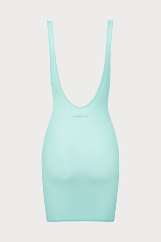 Double Sens Short Dress in Celadon