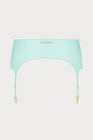 Double Sens Suspender Belt in Celadon