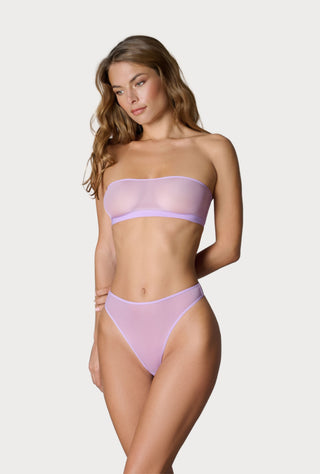 Double Sens Bandeau Bra in Lavender