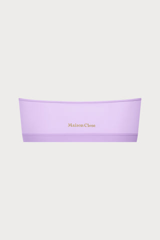 Double Sens Bandeau Bra in Lavender