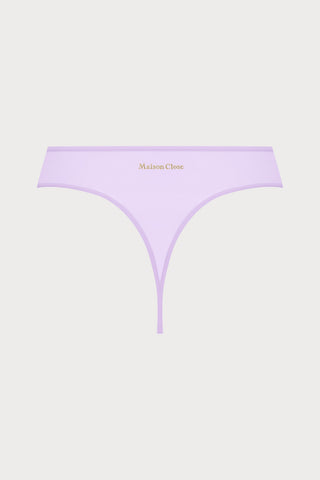 Double Sens High Waist Thong in Lavender