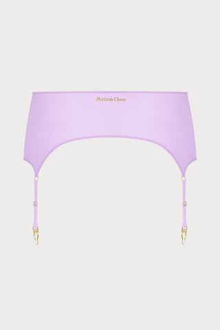Double Sens Suspender Belt in Lavender