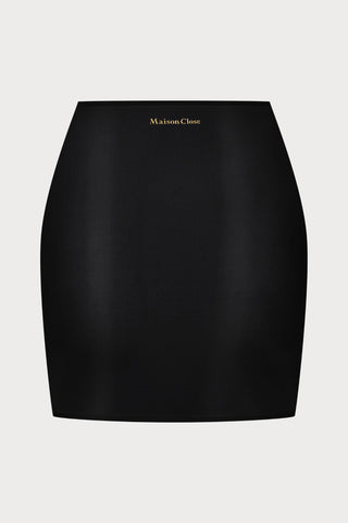 Double Sens Black Mini Skirt