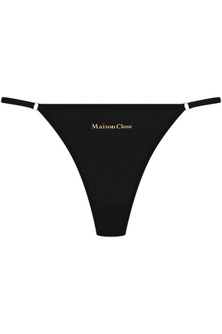 Maison Close Double Sens Mini Thong Black