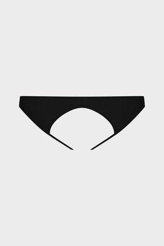 Double Sens Black Open Back Brief