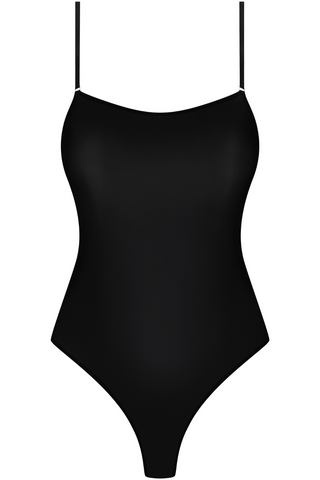 Maison Close Double Sens Thong Bodysuit Black