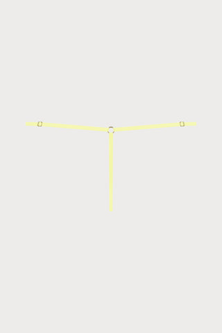Double Sens Micro Thong in Yellow