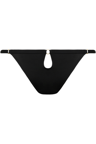 Maison Close Fatale Black Cheeky Bikini Bottom - Luxury Bikini Brief