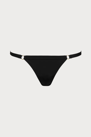 Fatale Bikini Bottom in Black