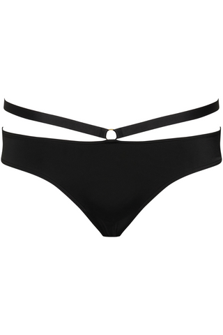 Maison Close Fatale Black Tanga Bikini Bottom- Cheeky Bikini Brief