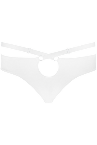 Maison Close Fatale White Tanga Bikini Bottom - Cheeky Bikini Brief