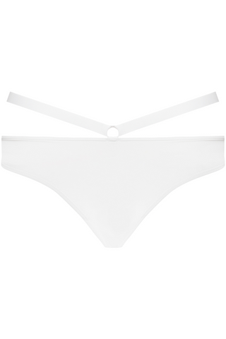 Maison Close Fatale White Tanga Bikini Bottom - Cheeky Bikini Brief