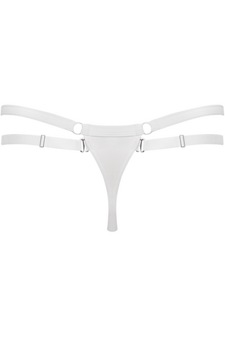Maison Close Fatale White Thong Bikini Bottom - String Bikini Brief