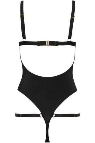 Maison Close Fatale Black Thong Swimsuit - Sexy One-Piece Swimsuit