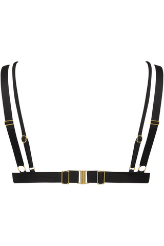 Maison Close Fatale Black Triangle Bikini Top - Black Bikini Bra