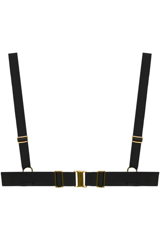 Maison Close Fatale Black Underwired Bikini Top - Strappy Bikini Bra