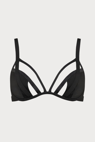 Fatale Underwired Bikini Top in Black