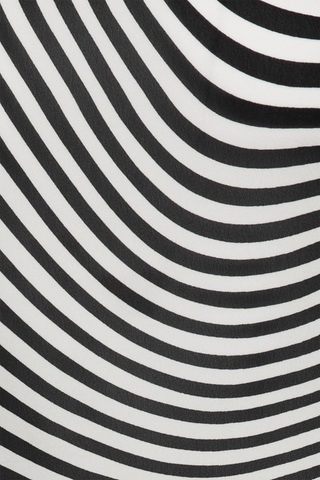 Maison Close Fever Black & White Long Sleeve Short Beach Dress - Cover Up Dress