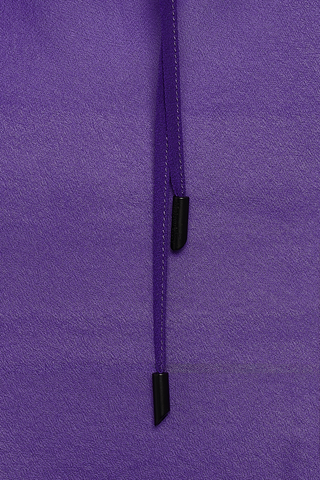 Maison Close Fever Purple Long Open Back Beach Dress