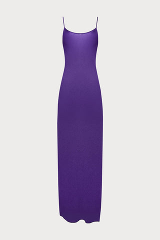Maison Close Fever Long Open Back Beach Dress in Purple - Naughty Knickers