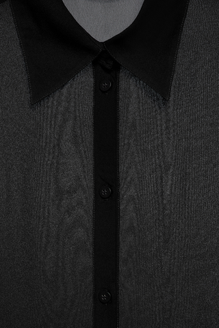 Maison Close Fever Black Beach Shirt Dress - Cover Up Dress