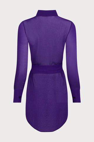 Maison Close Fever Beach Shirt Dress in Purple - Naughty Knickers