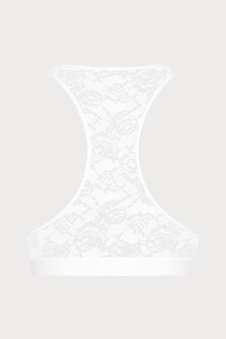 Flashback Lace Bralette White