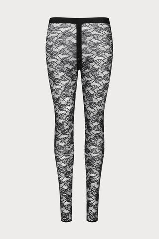 Flashback Lace Leggings with Zip