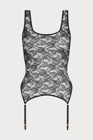 Flashback Lace Tank Top with Suspenders