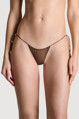 Maison Close French Kiss Light Mocha Mini Thong