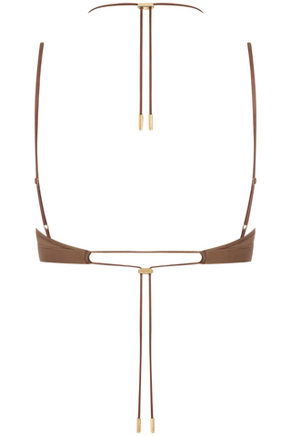 Maison Close French Kiss Light Mocha Sheer Bralette