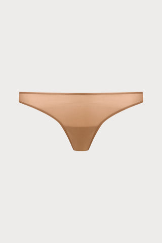 French Kiss Light Sienna High Leg Tanga