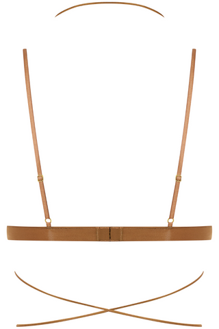 Maison Close French Kiss Light Sienna Sheer Triangle Bra