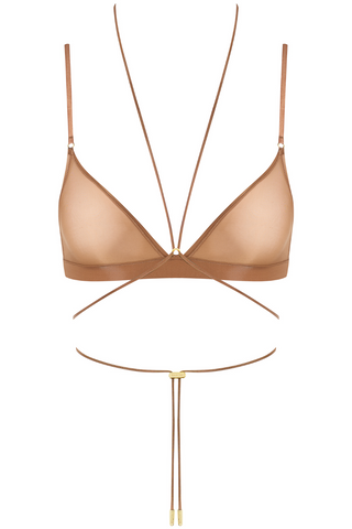 Maison Close French Kiss Light Sienna Sheer Triangle Bra