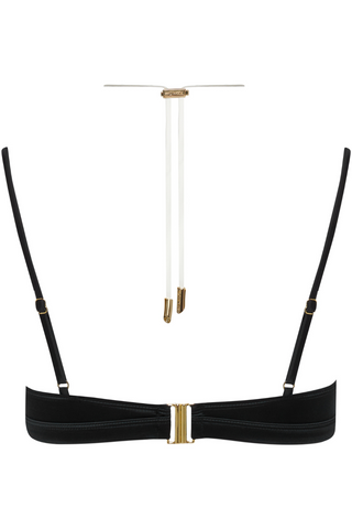 Maison Close Glow Black Bralette Bikini Top - Strappy Bikini Bra