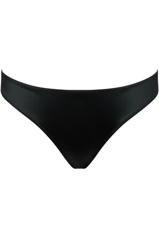 Maison Close Glow Black Tanga Bikini Bottom - Cheeky Bikini Brief