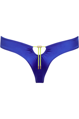 Maison Close Glow Blue Tanga Bikini Bottom - Cheeky Bikini Brief