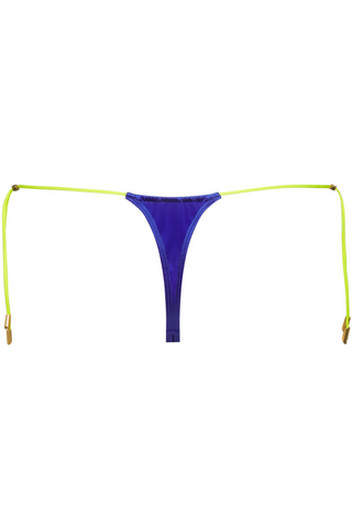 Maison Close Glow Blue Thong Bikini Bottom