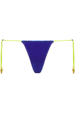 Maison Close Glow Blue Thong Bikini Bottom