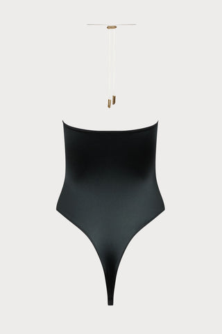 Glow Thong Swimsuit in Black