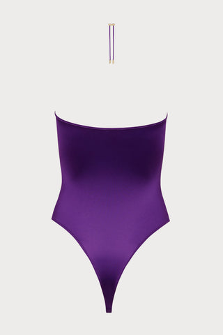 Glow Thong Swimsuit in Purple