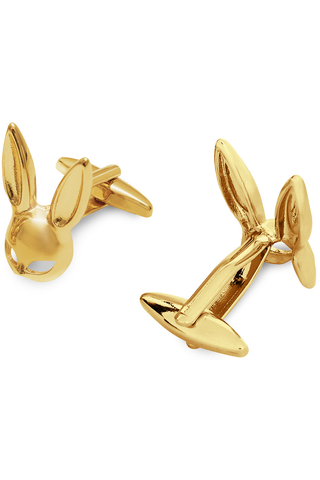 Gold Bunny Cufflinks