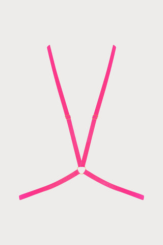Maison Close Signature Harness Pink - Naughty Knickers